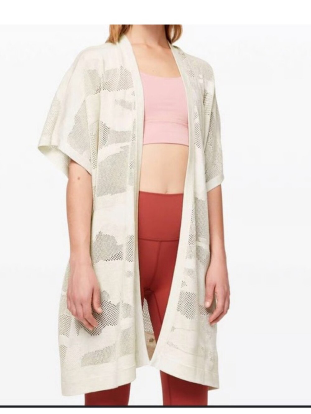 Lululemon | "Find Your Light" Wrap Off White + Light Grey Camo | OS